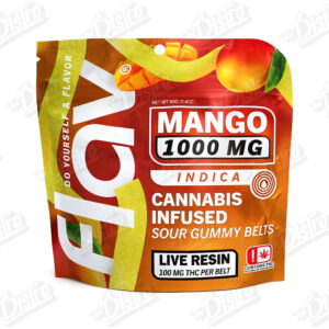 Flav THC Sour Belts (1000mg) – Mango Belts