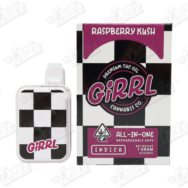 GIRRL All-In-One Vape (1g) – Raspberry Kush
