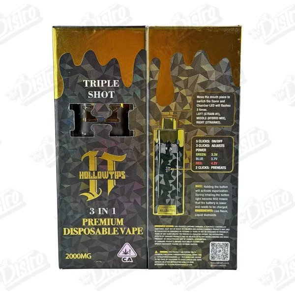 Hollow Tips Triple Shot Vape (2g)