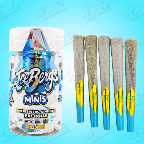 Icebergs Mini Live Resin Pre-Rolls (4g)