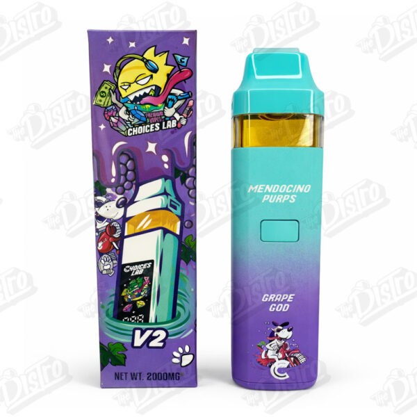 Choices Lab Dual Vapes (2g) - Grape God x Mendocino Purps