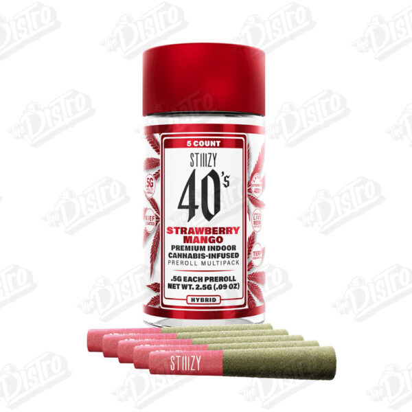 Stiiizy 40's Multi-Pack (2.5g) - Strawberry Mango