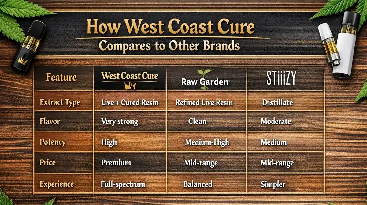 How West Coast Cure Compares to Other Brands