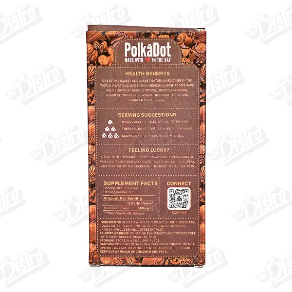 Polka Dot Mushroom Belgian Chocolate (5g)