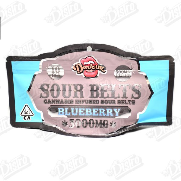 Devour Sour Belts (3000mg THC)