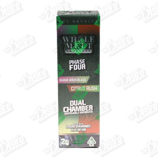 Whole Melt Extracts Dual Chamber Disposable Vape (2g) - Phase Four
