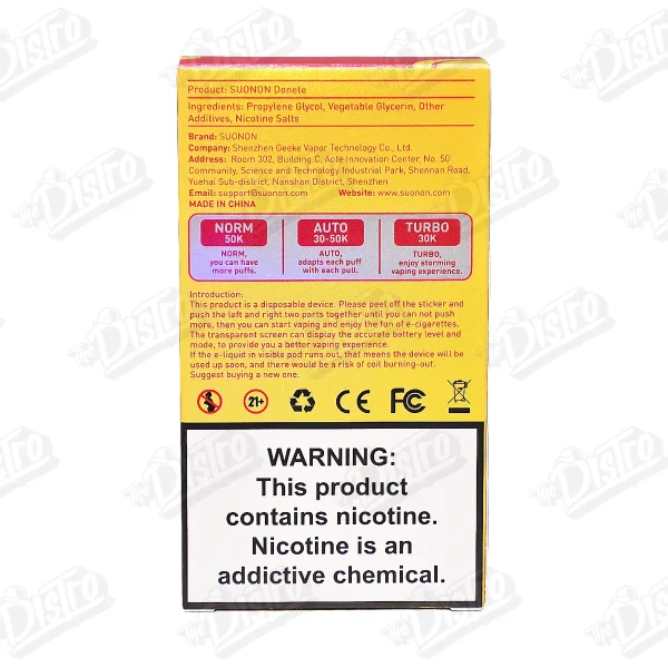Suonon Donete 50K Nicotine Vape