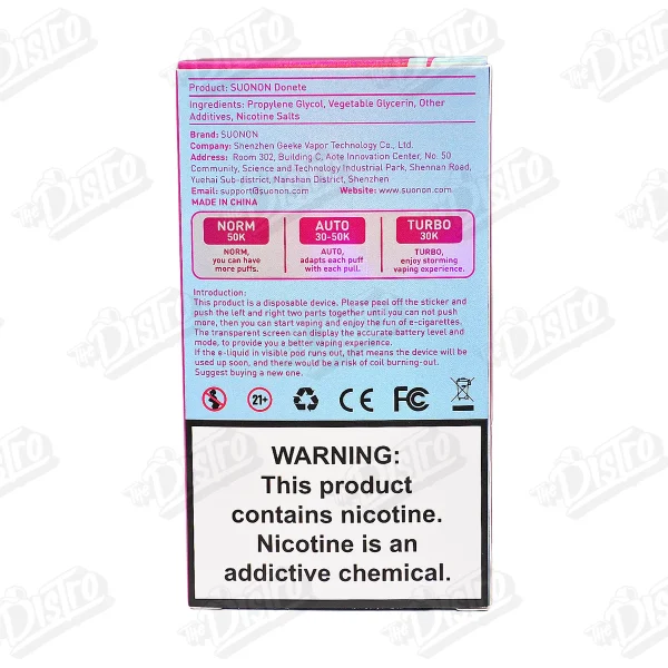 Suonon Donete 50K Nicotine Vape