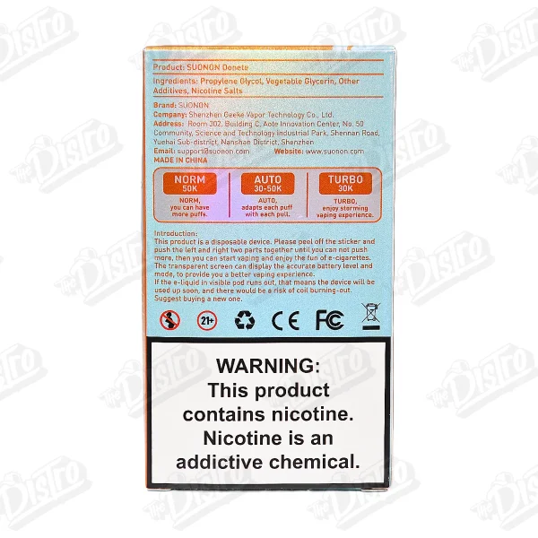 Suonon Donete 50K Nicotine Vape