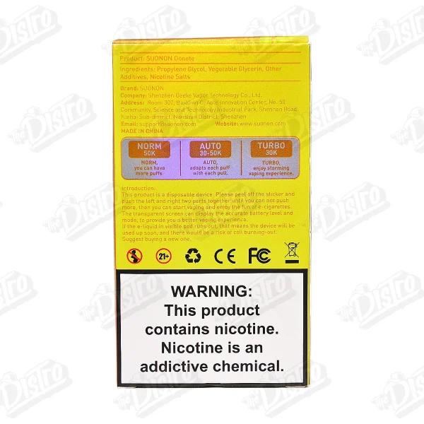 Suonon Donete 50K Nicotine Vape