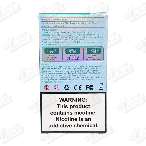 Suonon Donete 50K Nicotine Vape