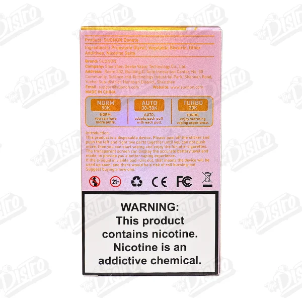 Suonon Donete 50K Nicotine Vape
