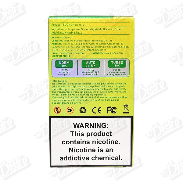 Suonon Donete 50K Nicotine Vape
