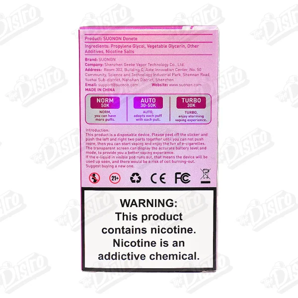 Suonon Donete 50K Nicotine Vape