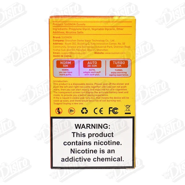 Suonon Donete 50K Nicotine Vape