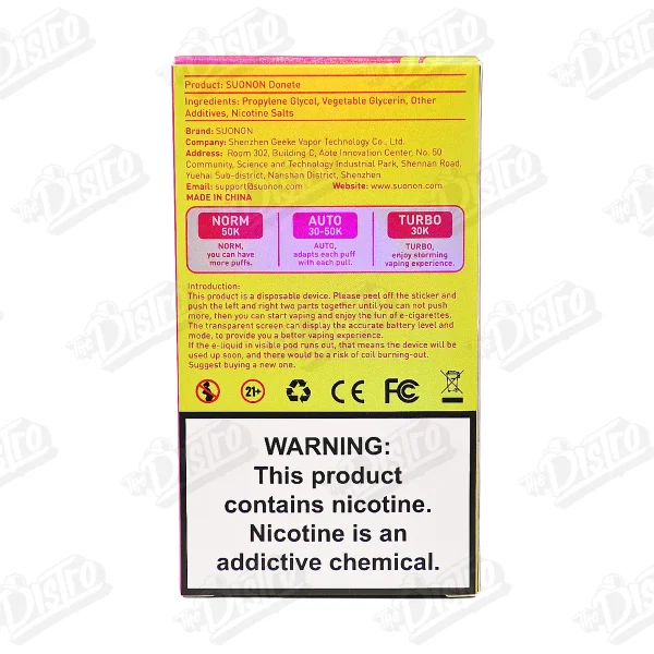 Suonon Donete 50K Nicotine Vape