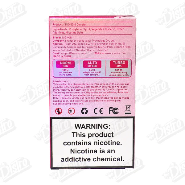 Suonon Donete 50K Nicotine Vape