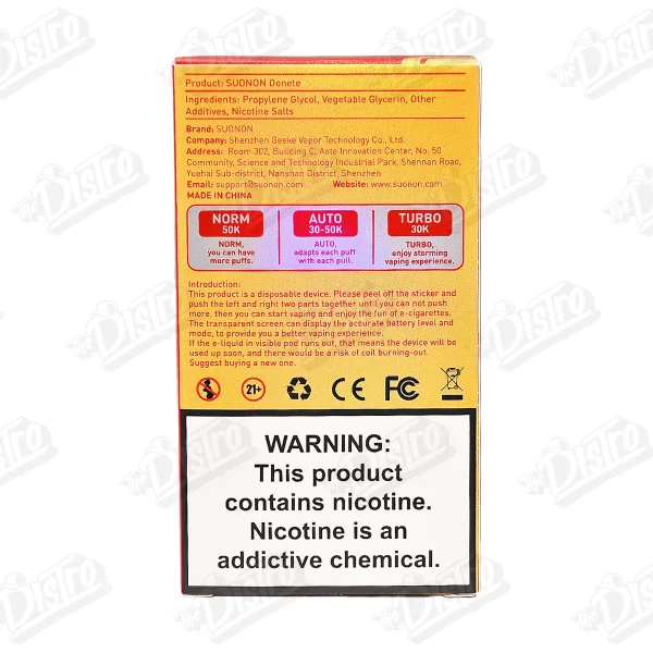 Suonon Donete 50K Nicotine Vape