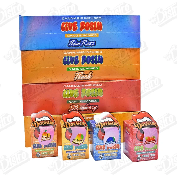 Devour Live Rosin Nano Gummies (500mg THC)
