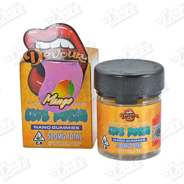 Devour Live Rosin Nano Gummies (500mg THC)